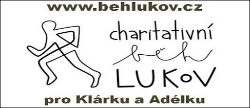 Třetí ročník Charitativního běhu Lukov se poběží pro Adélku a Klárku