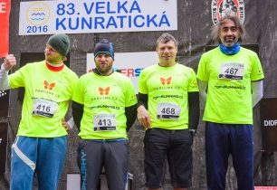 83. ročník Velké kunratické byl ve znamení mrazivých teplot, Kohákovu družinu ale nic nezastavilo