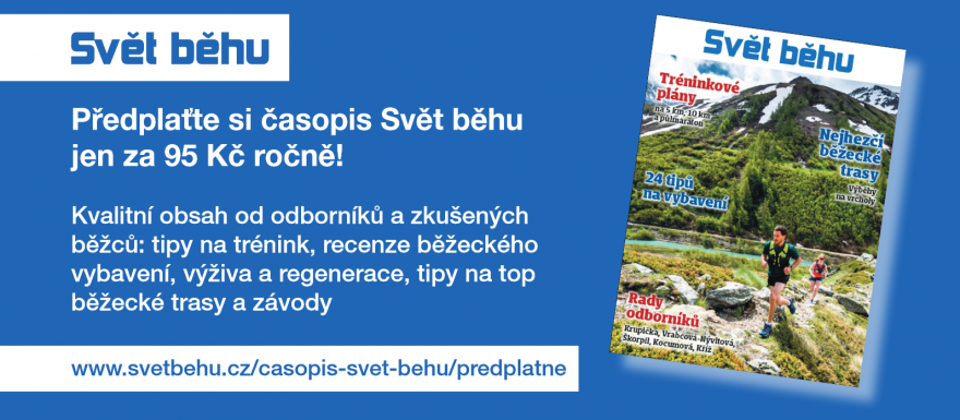 Váš oblíbený běžecký web ;) bude vydávat časopis Svět běhu. Roční předplatné v akci jen za 95 Kč!
