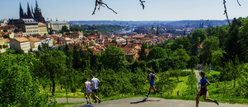 KTRC Petřínský trail mírní strmost, zbyde více sil na rozhledy na Prahu