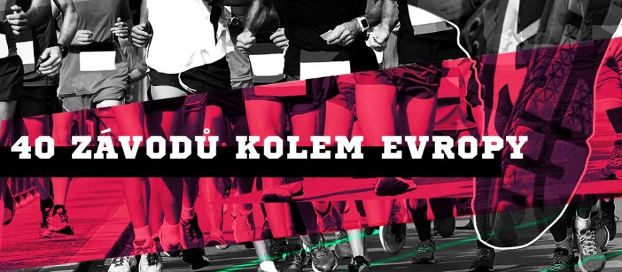 40 závodů kolem Evropy - nová infografika o půlmaratonech a maratonech