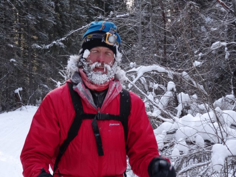 Jan Francke při extrémním arktickém závodu v Kanadě, Yukon