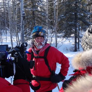 Jan Francke při extrémním arktickém závodu v Kanadě, Yukon