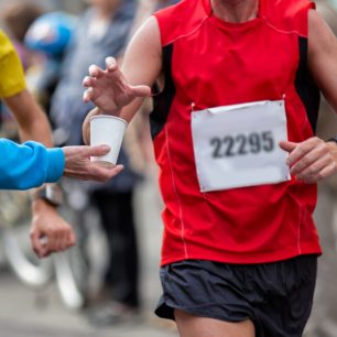 Občerstvení při maratonu