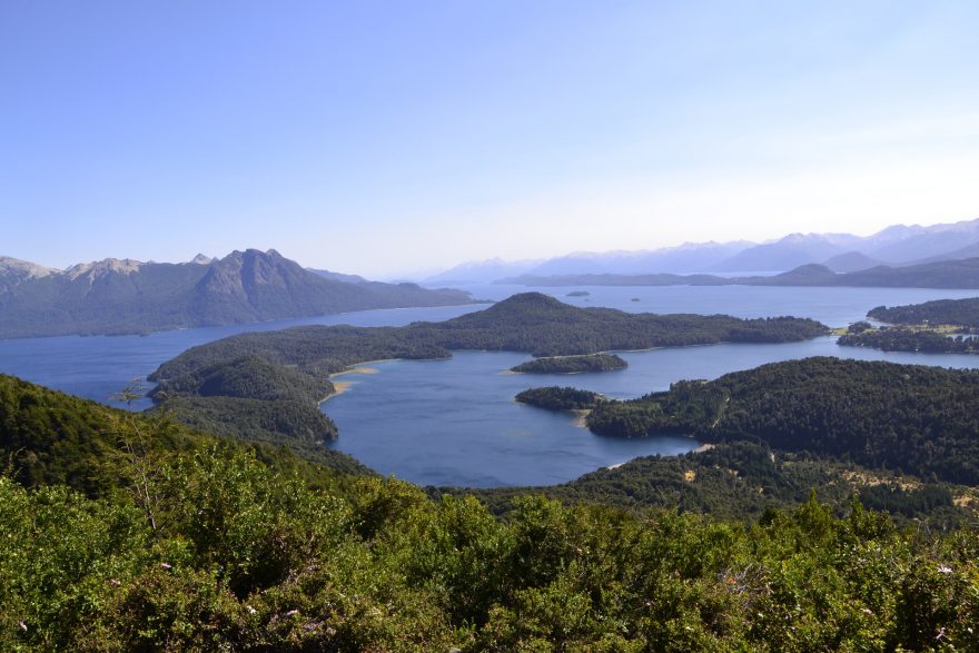 Typická scenérie kolem Bariloche