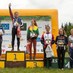 Vyhlášení top6 dámské elity (foto: Petr Kadeřávek)