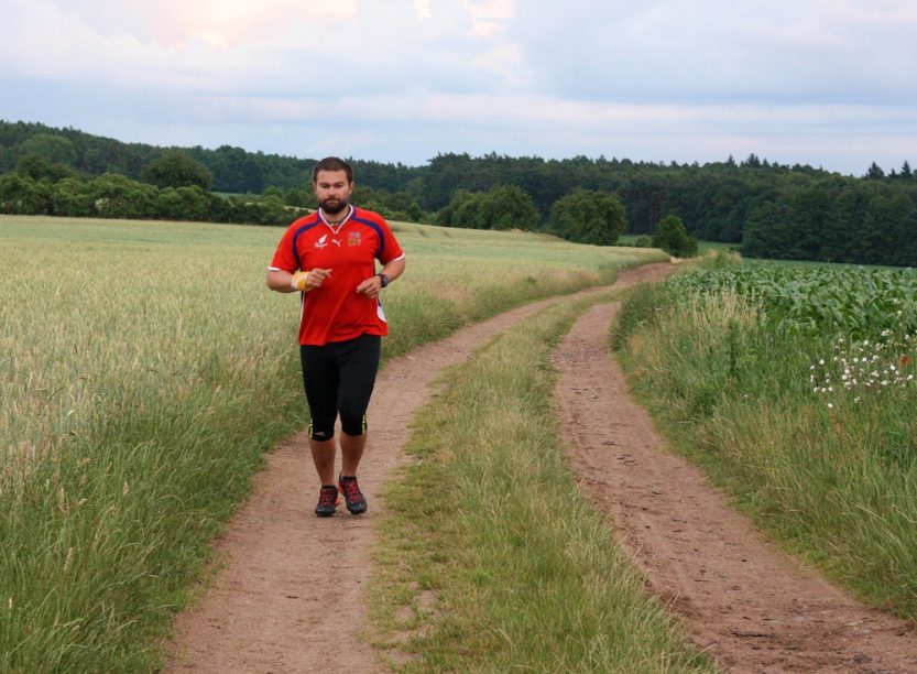 První běh jsem dal 8,6 km...