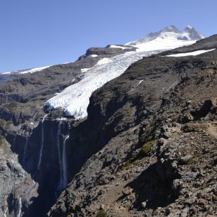 Trail na Otto Meiling a ledovec Castano Oveno
