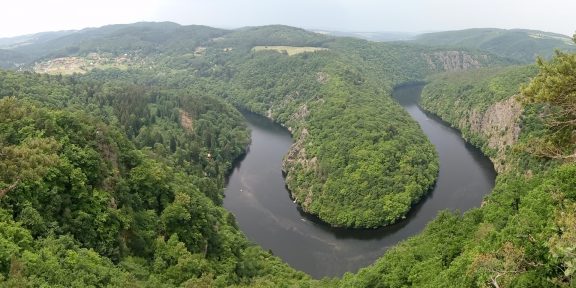 Běžecká trasa z Pikovic na vyhlídku Máj a zpět