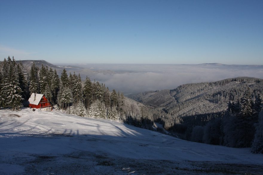 výhled od Ski areálu Severka