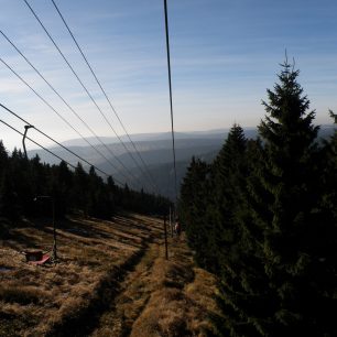 sedačková lanovka na Klínovec