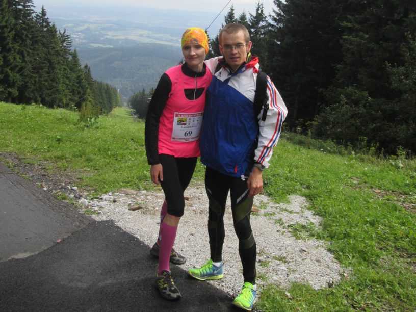 Ani horským závodům se Petr nebrání (foto: archiv Petra Pechka)