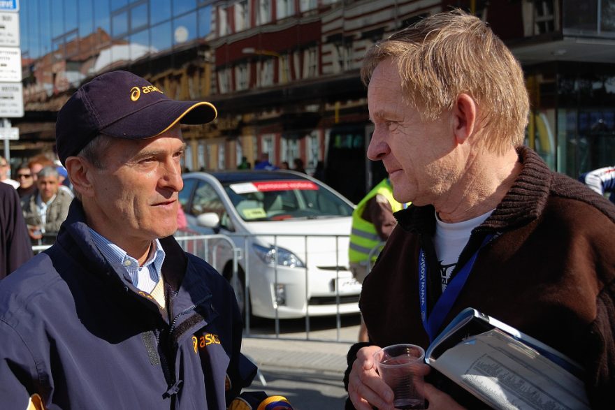 Waldemarem Cierpinski společně s Jiřím Šmitákem (foto: Zdeněk Krchák)