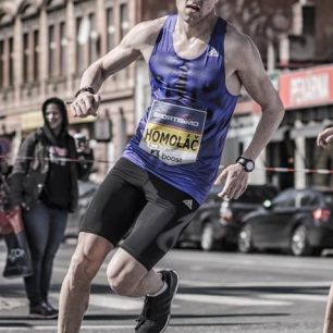 Jiří Homoláč na Pražském maratonu 2015 (foto: archiv Jiřího Homoláče)