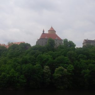 Hrad Veveří z pohledu od Lávky na Junácké louce