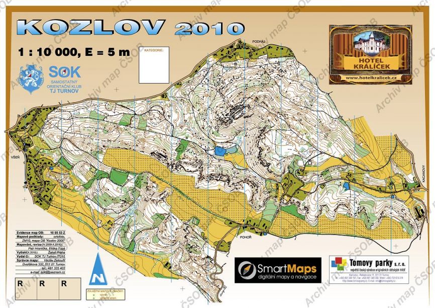 Mapa z roku 2010