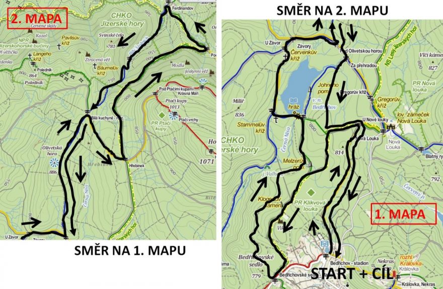 Mapa trati