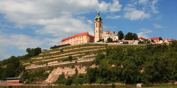 Mělník: běžecká trasa přes ostrov Hořín