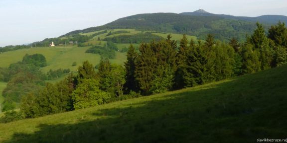 Jizerské hory: běžecká trasa z Hodkovic na Ještěd