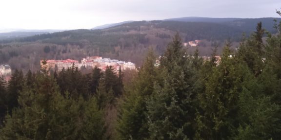 Běžecká trasa Romana Skalského: Panorama Mariánké Lázně