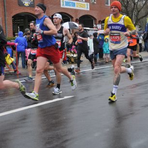 Boston Marathon na trati