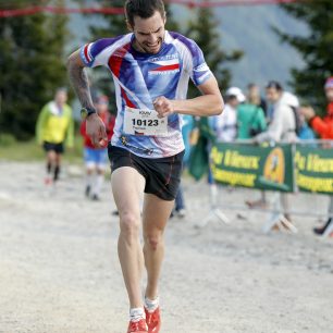 Cíl Vertikálního Km v Chamonix 2015