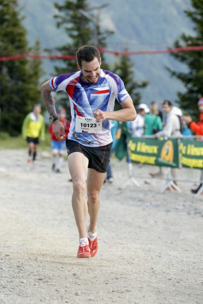 Cíl Vertikálního Km v Chamonix 2015