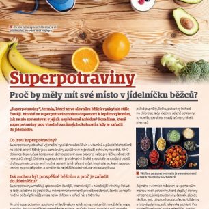 Jaké superpotraviny jsou ty pravé pro běžce?