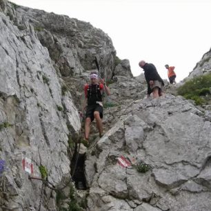Technický seběh, Orobie Ultra Trail (foto: archiv Vít Otevřel)