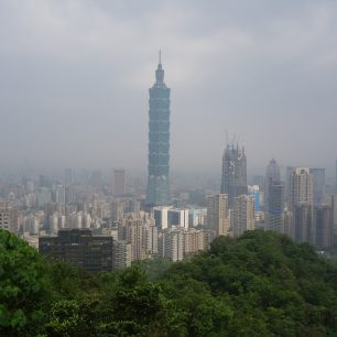 391 metrů vysoká budova Taipei 101