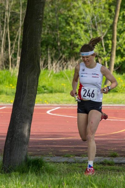Monika Topinková na sprintu