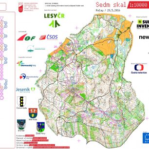 Mapa mužských štafet