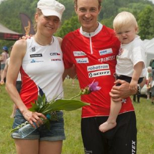 Monika Topinková a Baptiste Rollier