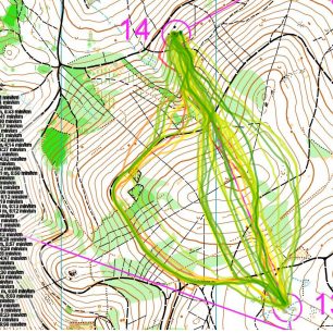 Muži GPS, 13. - 14. kontrola, všichni