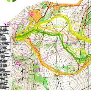 Muži GPS, 16. - 17. kontrola, všichni