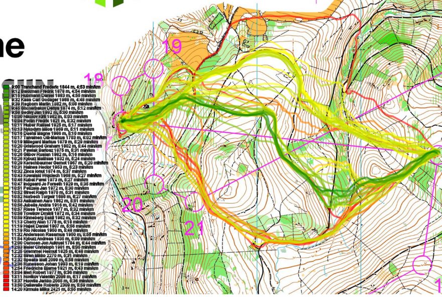 Muži GPS, 16. - 17. kontrola, všichni