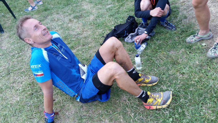 Vyčerpání v cíli Buff Epic Trail 105 km