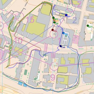GPS 13 - sprintové štafety