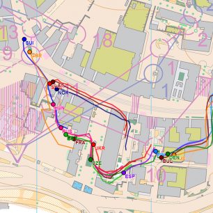 GPS 14 - sprintové štafety