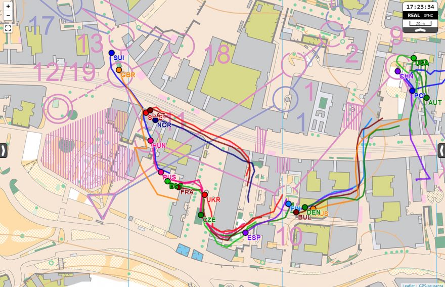 GPS 14 - sprintové štafety