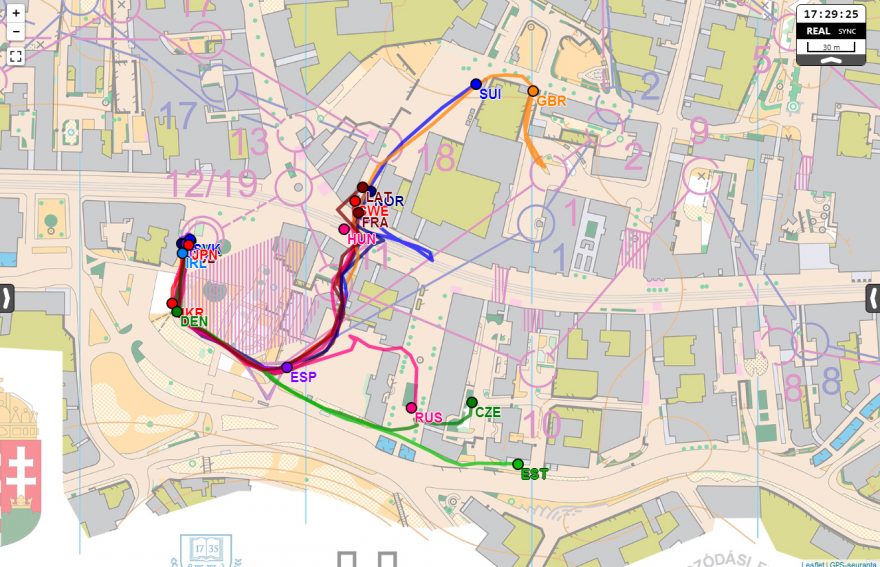 GPS 15 - sprintové štafety