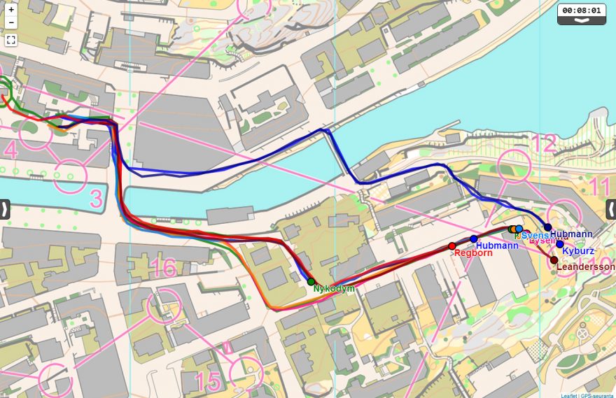 Sprint muži, GPS 2