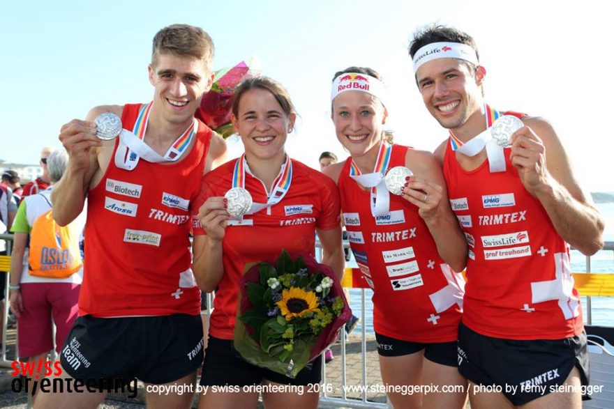 Sprintové štafety - Švýcaři - Howald, Friederich, Wyder, M-Hubmann