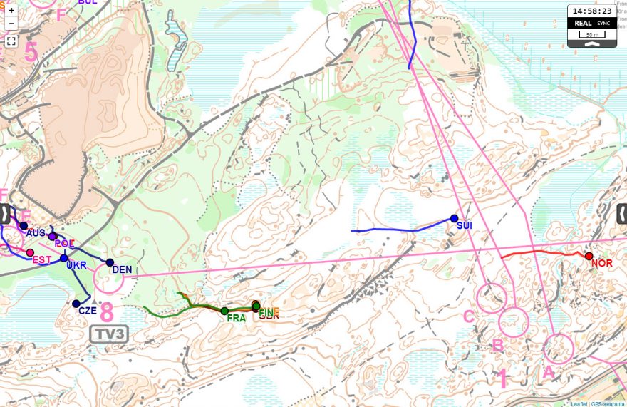 Muži: Úsek 2, GPS 2