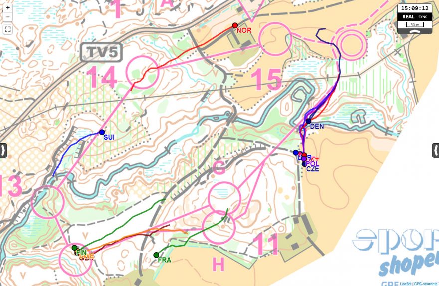 Muži: Úsek 2, GPS 3