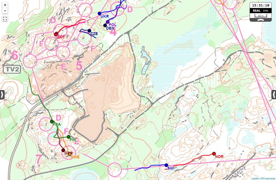 Muži: Úsek 3, GPS 2