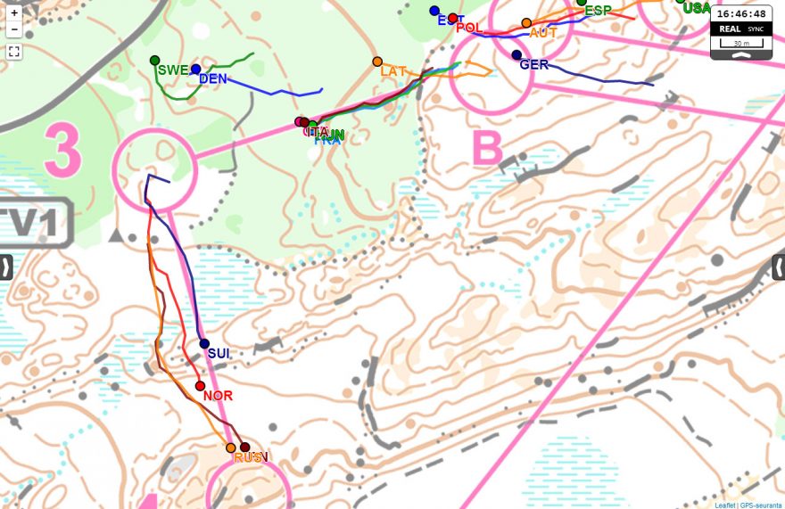 Ženy: Úsek 2, GPS 1