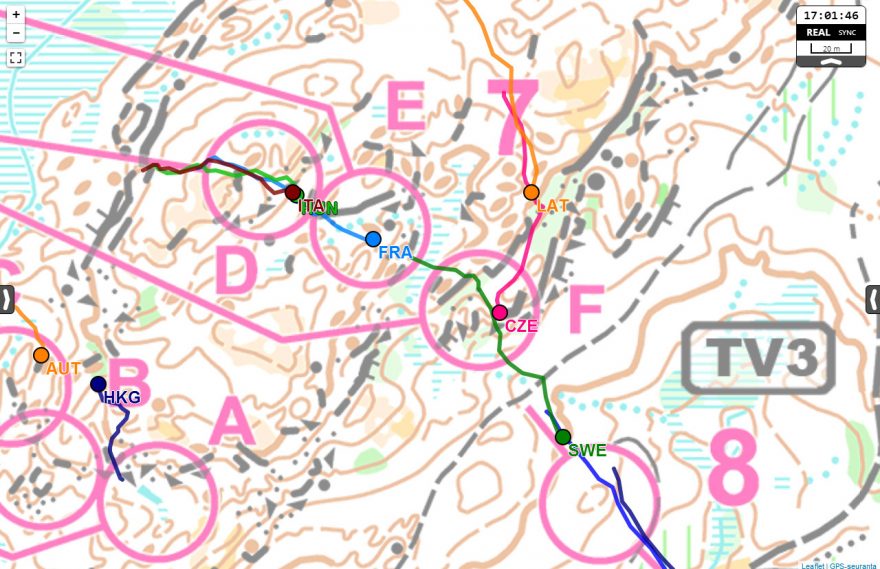 Ženy: Úsek 2, GPS 3