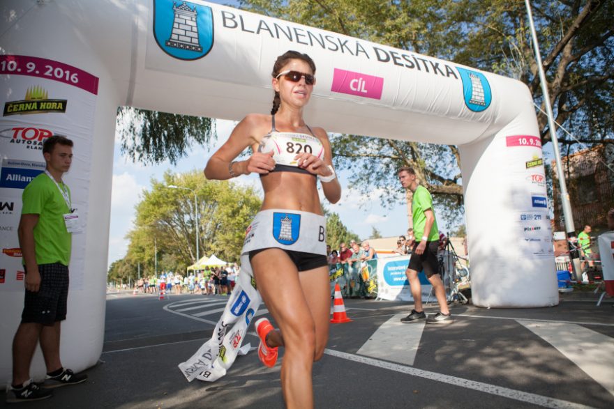 Vítězka 10 km Tereza Jagošová