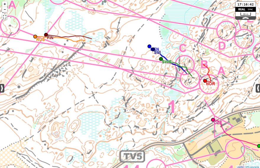 Ženy: Úsek 3, GPS 1